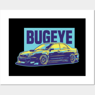 Subie Bugeye JDM Sport Car Posters and Art